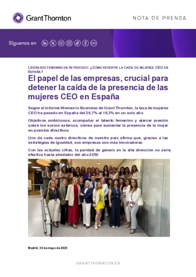 El papel de las empresas para frenar la caída de mujeres CEO