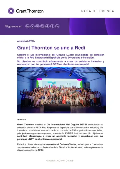 Grant Thornton se une a Redi
