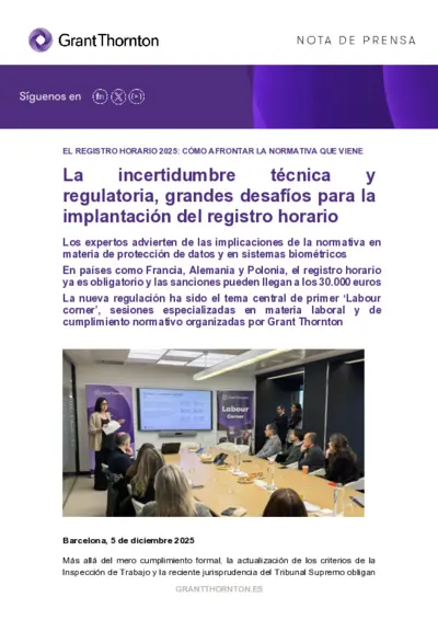 La incertidumbre técnica y regulatoria