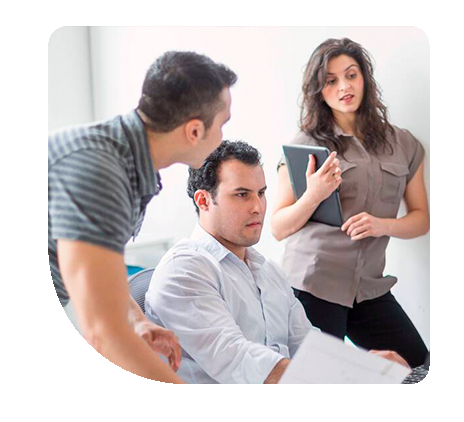 Grupo de personas trabajando