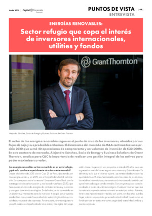 Sector refugio que copa el interés de inversores internacionales, utilities y fondos