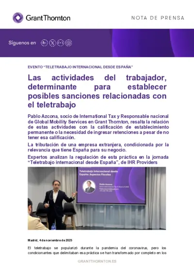 Las actividades del trabajador