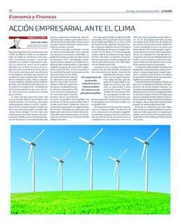 Acción empresarial ante el clima